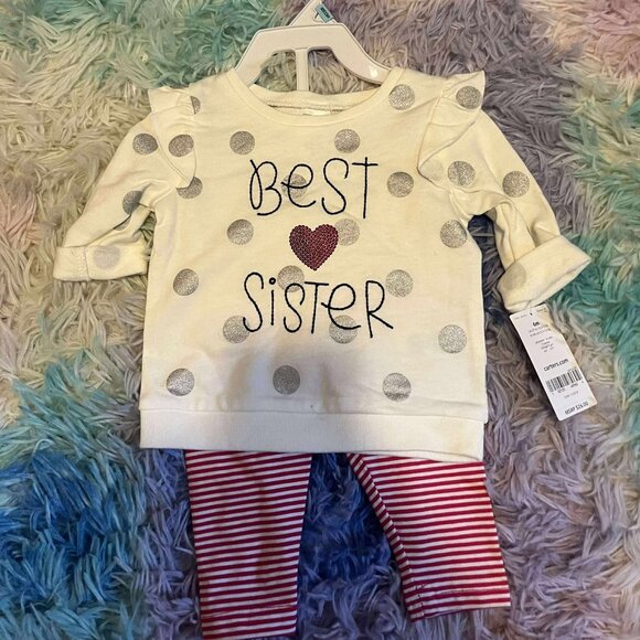 NWT Carter's Baby Girl Outfit 6 months - Picture 1 of 6